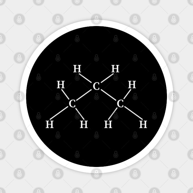 Propane - C3H8 Magnet by RiseInspired